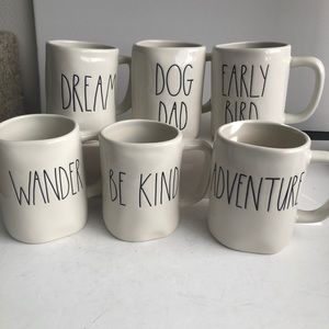 Rae Dunn - Artisan Collection - Mugs - Set of 6